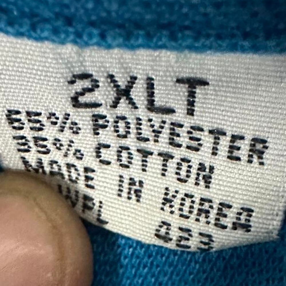 Vintage Levi's blue short sleeve polo shirt with button down collar‎ - Picture 5 of 6